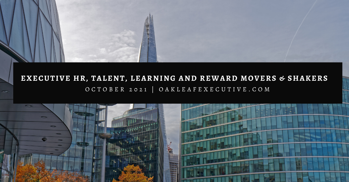 Executive HR, Talent, Learning and Reward Movers & Shakers