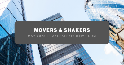 Movers and Shakers – May 23