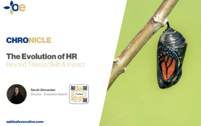 CHRONICLE – The Evolution of HR – Beyond Titles to Skills & Impact